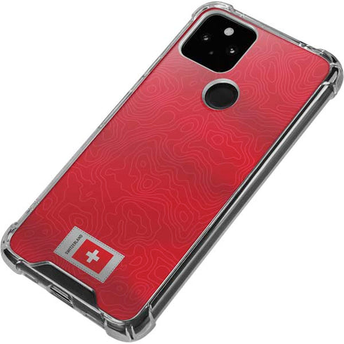 Switzerland Soccer Flag Google Pixel 5 Clear Case